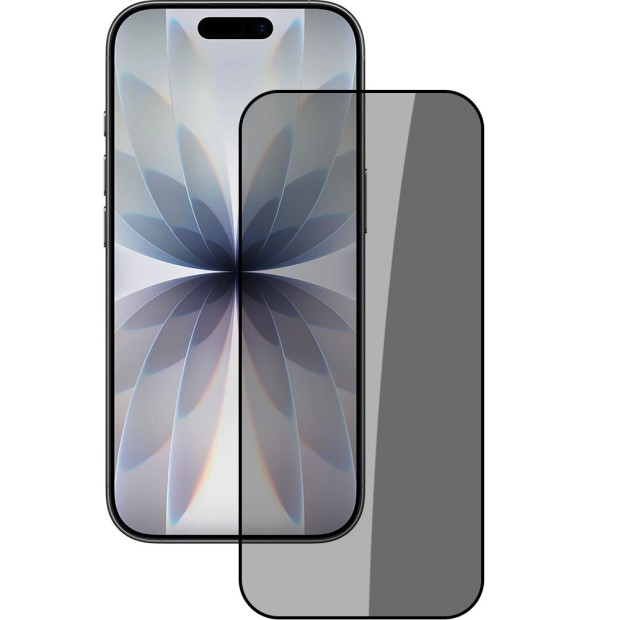 Захисне скло 5D Privacy 2.0 HD для Apple iPhone 17 Pro Чорне