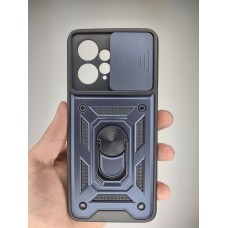 Чохол Ring Serge Armor Case для Xiaomi Redmi Note 12 4G (з захистом камери) (Синій)