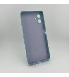 Силикон Original Samsung Galaxy A06 (ShutCam) (Бледно-голубой)