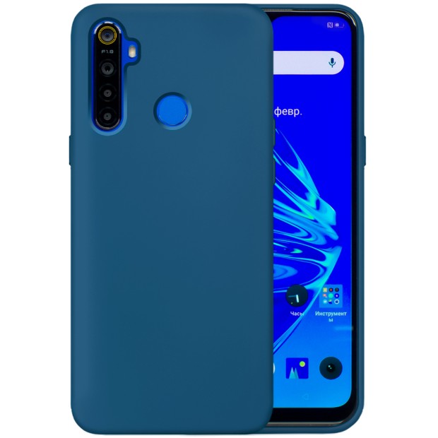 Оригінальний силіконовий чохол 360 для Realme 5 (Кобальт)