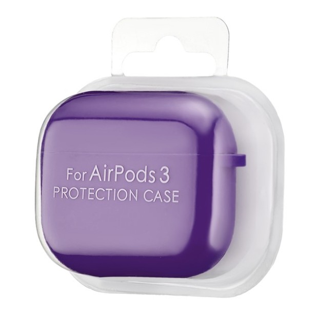Чохол для навушників Full Silicone Case with Microfiber Apple AirPods 3 (58) Grape