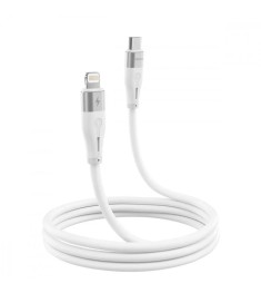 USB-кабель Proove Soft Silicone 27W (1m) (Type-C to Lightning) (White)