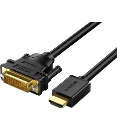 Кабель UGREEN HD106 HDMI - DVI (2m) (Black) (10135) Кабель UGREEN HD106 HDMI - DVI (2m) (Black) (10135)