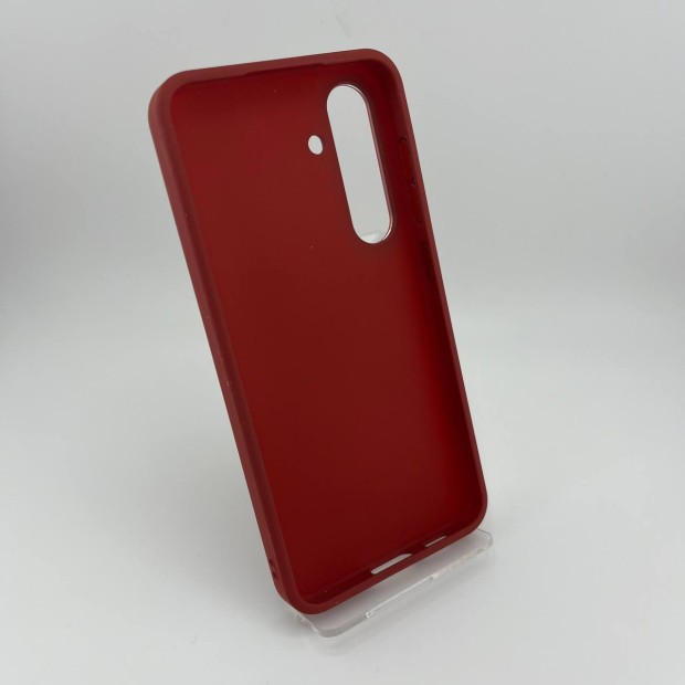 Metal Camera Cover для Samsung Galaxy S24 (Темно-червоний)