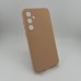 Силіконова оригінальна Samsung Galaxy A35 (ShutCam) (Персиковий)