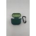 Чехол для наушников Full Silicone Case with Microfiber Apple AirPods 4 (55) Blackish Green