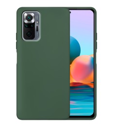 Силіконовий чохол Original Xiaomi Redmi Note 10 Pro  /  Note 10 Pro Max (Темно-з..