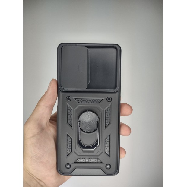 Броньований чохол Ring Serge Armor Case для Xiaomi 11T  /  11T Pro (захист камери) (чорний)