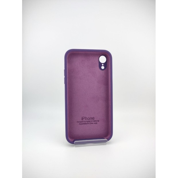 Силіконовий Оригінальний Чохол Square RoundCam для Apple iPhone XR (87) Аметист