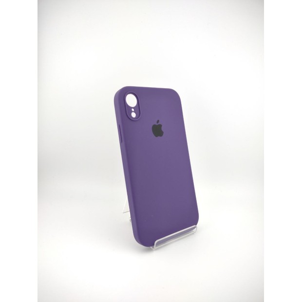 Силіконовий Оригінальний Чохол Square RoundCam для Apple iPhone XR (87) Аметист