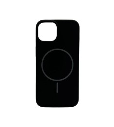 Силикон Original Round Case with MagSafe Apple iPhone 13 / 14 (07) Black