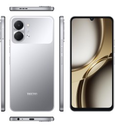Смартфон Tecno Spark Go 3 (KN3) 4/64GB Titanium Grey (4894947105289)