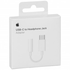 Перехідник Apple USB-C на USB-C to 3.5 мм аудіороз'єм для навушників (MU7E2) (Оригінальна збірка) K