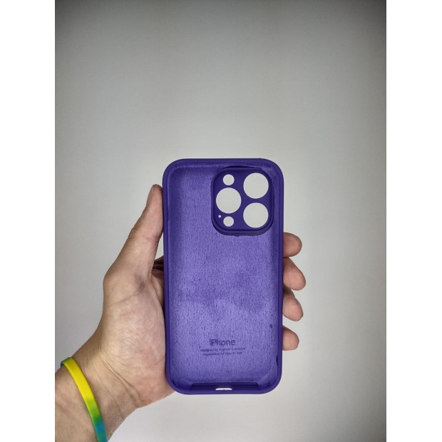 Силіконовий чохол Original RoundCam для Apple iPhone 14 Pro (Аметистовий)