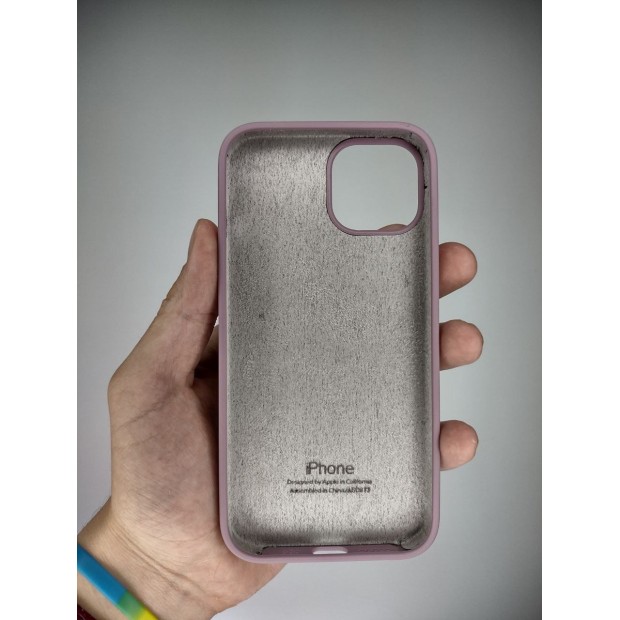 Силіконовий оригінальний чохол круглої форми для Apple iPhone 14 (01) відтінок 