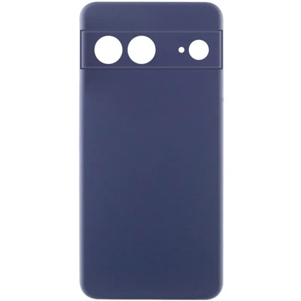 Силикон Original Case Google Pixel 8 (ShutCam) (Тёмно-синий)
