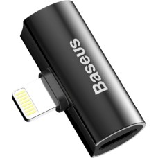 Перехідник Baseus L46 (2 Lightning на Lightning) (Чорний) CAL46-01