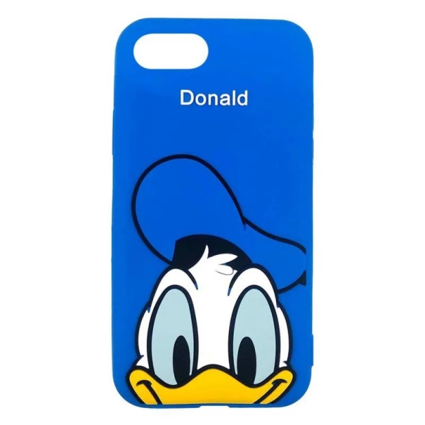 Силіконовий чохол Disney Donald для Apple iPhone 7  /  8  /  SE (Синій)