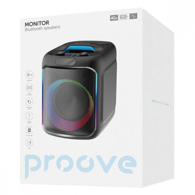 Портативна акустика Proove Monitor 40W (Black)
