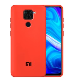 Силикон Original Xiaomi Redmi Note 9 / Redmi 10X (ShutCam) (Бордовый)