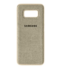 Силикон Textile Samsung Galaxy S8 (Бежевый)