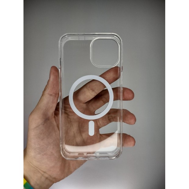 Чохол Monblan Magsafe для Apple iPhone 14 (Прозорий)
