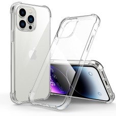 Силикон 6D Apple iPhone 14 Pro (Прозрачный)