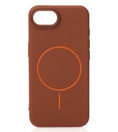 Накладка Beats Leather Textured MagSafe Apple iPhone 16e (Desert Titanium)