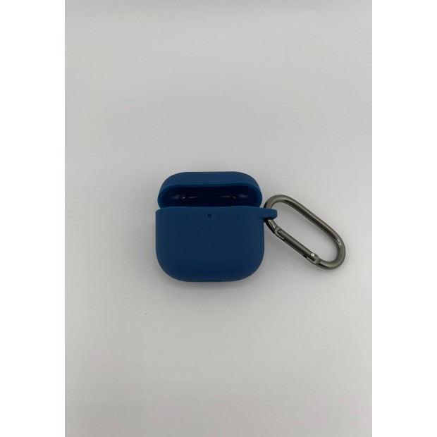 Чохол для навушників Full Silicone Case Apple AirPods 4 (22) Blue Cobalt