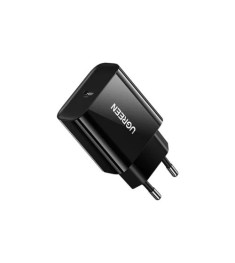 UGREEN CD137 20W 3A СЗУ-адаптер PD QC4.0 (1Type-C) (Black) (10191)