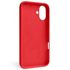 Силіконовий оригінальний чохол круглої форми для Apple iPhone 17 (05) Product RED