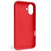 Силіконовий оригінальний чохол круглої форми для Apple iPhone 17 (05) Product RED