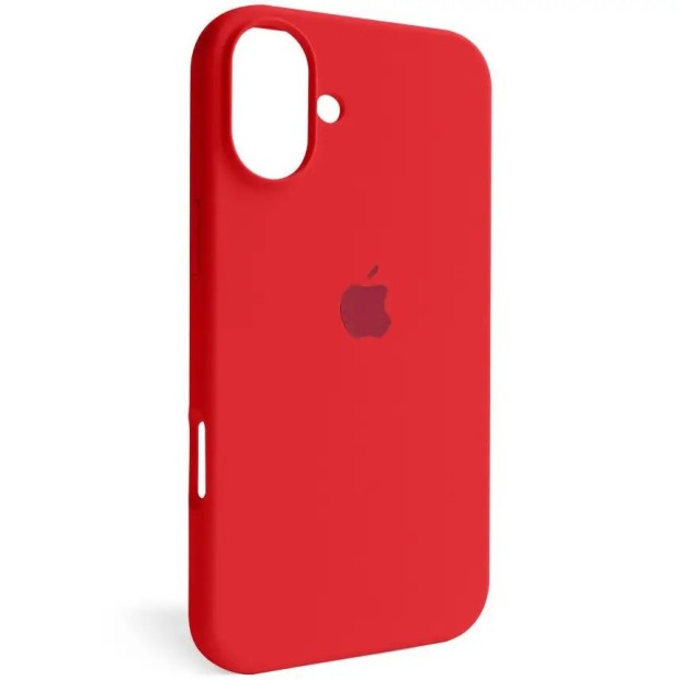Силіконовий оригінальний чохол круглої форми для Apple iPhone 17 (05) Product RED
