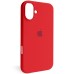 Силіконовий оригінальний чохол круглої форми для Apple iPhone 17 (05) Product RED
