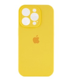 Силикон Original RoundCam Case Apple iPhone 15 Pro (47) Lemonade