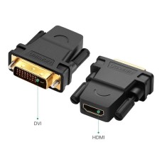 Переходник UGREEN DVI 24+1 (M) - HDMI (F) (Black) (20124)