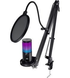 Мікрофон настільний Hator Signify Pro+ RGB (НТА-516) (Чорний)