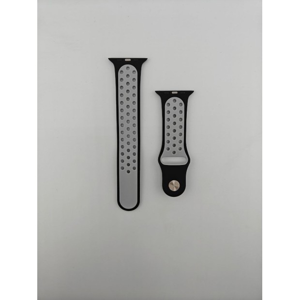 Ремінець Nike для Apple Watch 42  /  44 мм (чорно-райдужний)