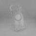 Силіконовий чохол Space Case MagSafe для Apple iPhone 16 Pro Max (Прозорий)
