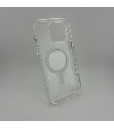 Силіконовий чохол Space Case MagSafe для Apple iPhone 16 Pro Max (Прозорий)