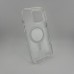 Силіконовий чохол Space Case MagSafe для Apple iPhone 16 Pro Max (Прозорий) Силіконовий чохол Space Case MagSafe для Apple iPhone 16 Pro Max (Прозорий)