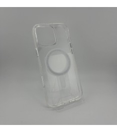 Силіконовий чохол Space Case MagSafe для Apple iPhone 16 Pro Max (Прозорий)