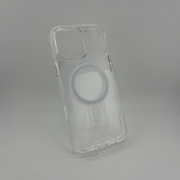 Силіконовий чохол Space Case MagSafe для Apple iPhone 16 Pro Max (Прозорий)