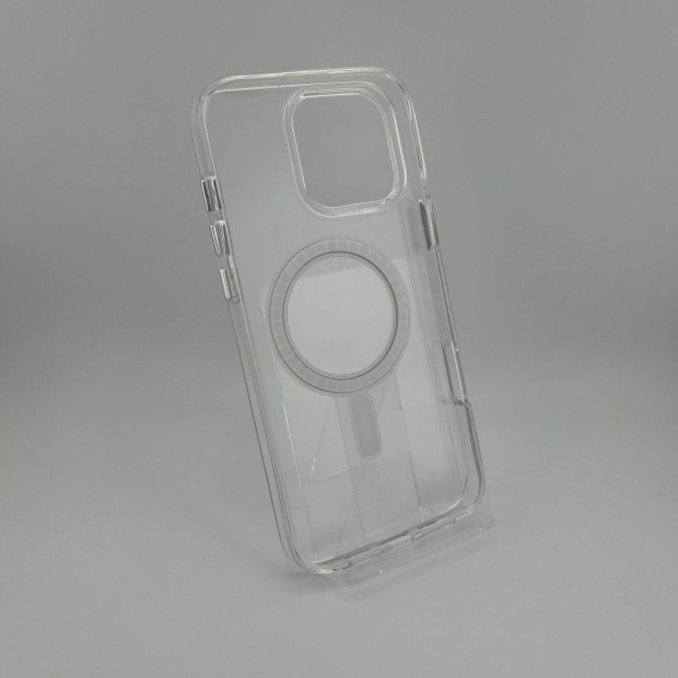 Силіконовий чохол Space Case MagSafe для Apple iPhone 16 Pro Max (Прозорий)