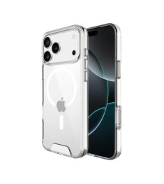 Силіконовий чохол Space Case MagSafe для Apple iPhone 17 Pro Max (Прозорий)