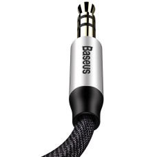 Baseus Yiven Audio Cable M30 AUX Cable (3.5mm to 3.5mm) (1.5m) (Black) CAM30-CS1
