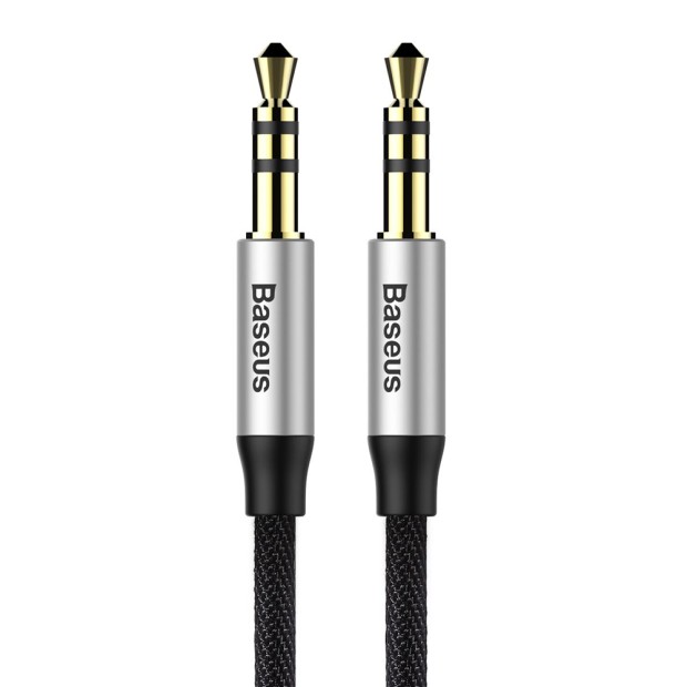 Кабель AUX Baseus Yiven Audio Cable M30 (3.5mm to 3.5mm) (1.5m) (Чёрный) CAM30-CS1