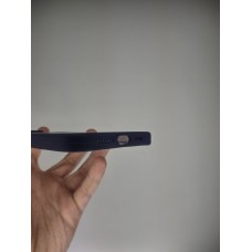 Силіконовий оригінальний чохол круглої форми для Apple iPhone 13 Pro Max (баклажан).