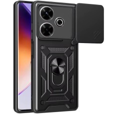 Чохол броня Ring Serge Armor Case для Xiaomi Redmi 15C (ShutCam) (Чорний)