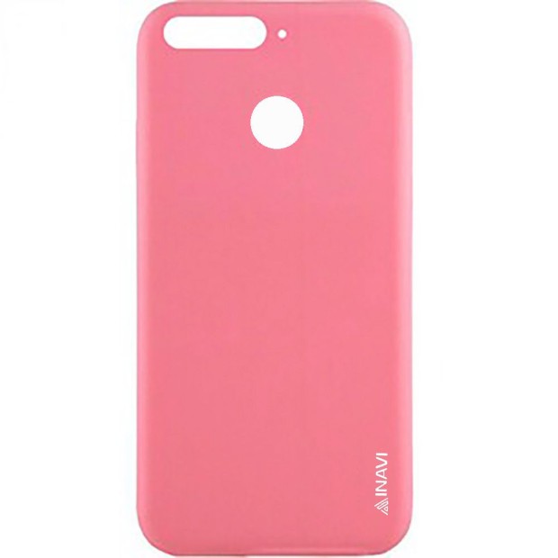 Силіконовий чохол iNavi Color для Huawei Y6 Prime (2018)  /  Honor 7A Pro (рожевий)